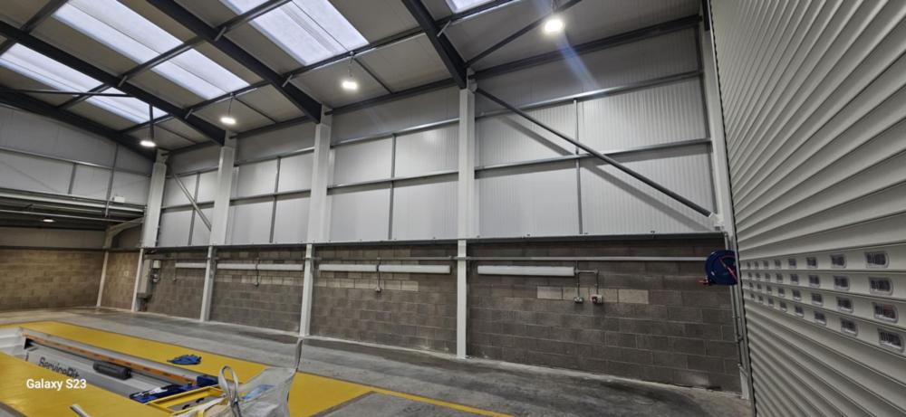 NWES Trailer Hire Longton – Boundary Steel Intumescent Coating