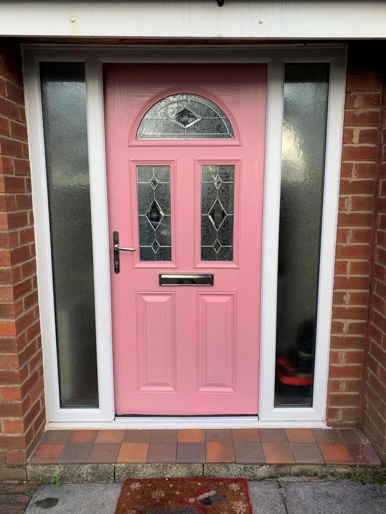 Composite Door Spraying 